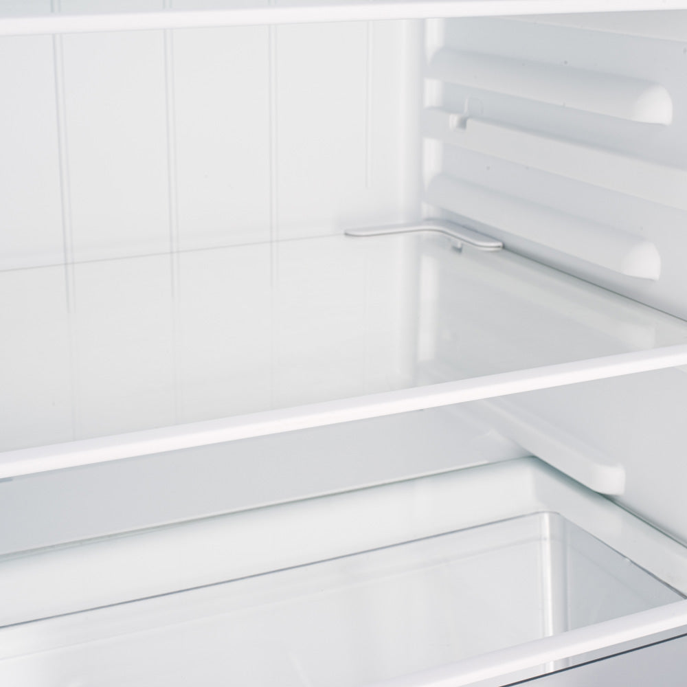 Subcold Eco white 100 litre undercounter fridge-shelves