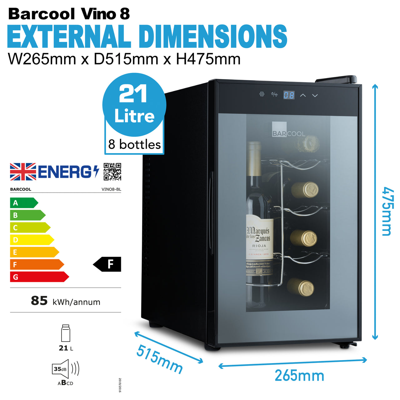 Barcool VINO 8 Wine Cooler | Refurbished