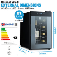 Thumbnail for Barcool VINO 8 Wine Cooler | Refurbished