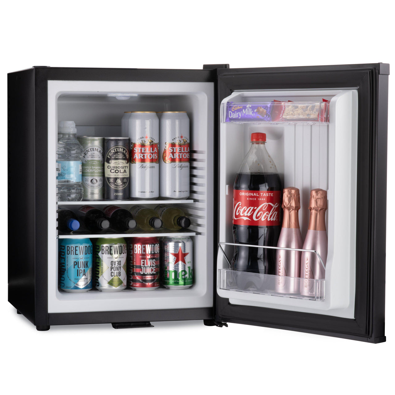 Mini bar fridge 40 litre internal storage capacity
