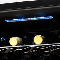 Thumbnail for Subcold Viva 16 bottles wine cooler fridge (48 litre) internal LED light