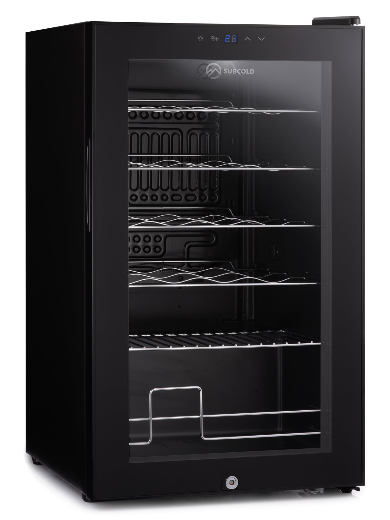 Subcold Viva 24 bottles wine cooler fridge (70 litre) interior